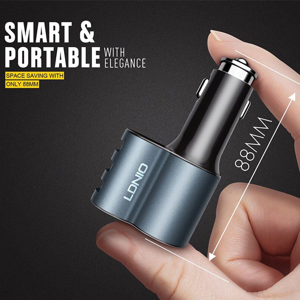 Ldnio, 3 Ports Universal Mobile 5.1A Car Charger, Cm11