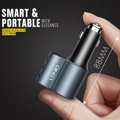 Ldnio, 3 Ports Universal Mobile 5.1A Car Charger, Cm11
