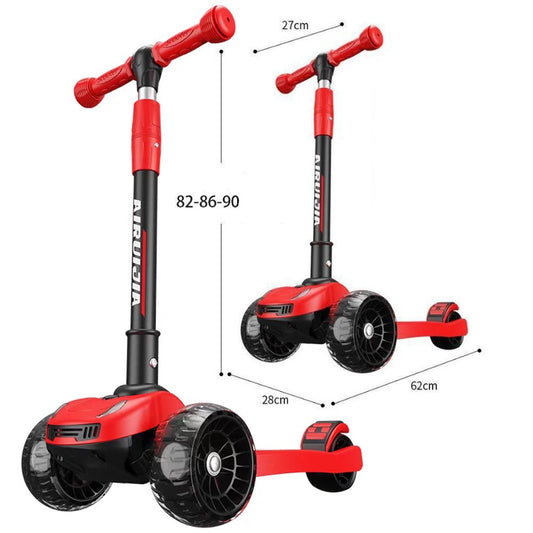 Cool Gift, 3 Wheel Smart Kids Scooter With Foldable & Height Adjustable Handle, Available in Different Colors