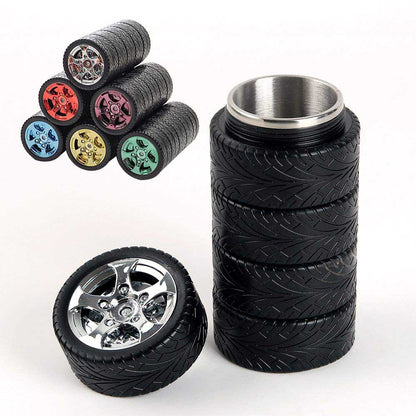 Cool Gift, 320Ml Tyre Thermos Cup, Available in Different Colors