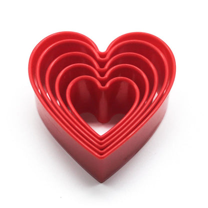 Cool Gift, 5 Pcs shapes Plastic Cookie Cutter Mold Set, Available in Different Models