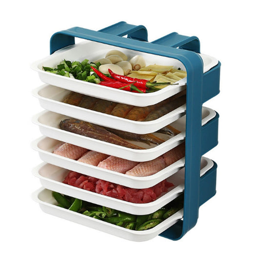 Cool Gift, 6 In 1 Cabinet Shelf Food Storage