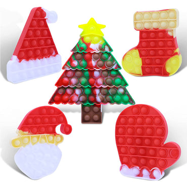 Cool Gift, Christmas Boots Push Pop Fidget Toys 13Cm