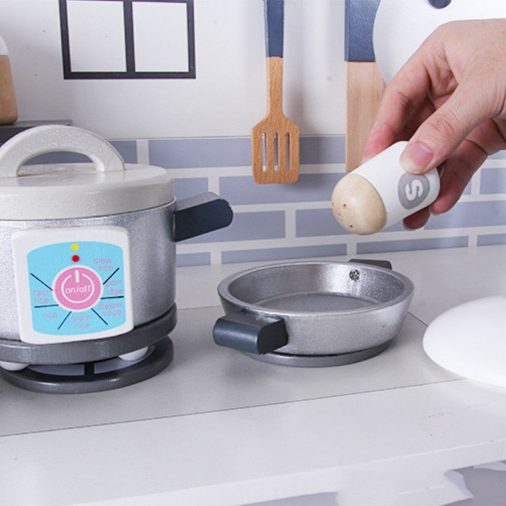 Cool Gift, Japanese Wooden Kitchen C For Kids, Included Accessories