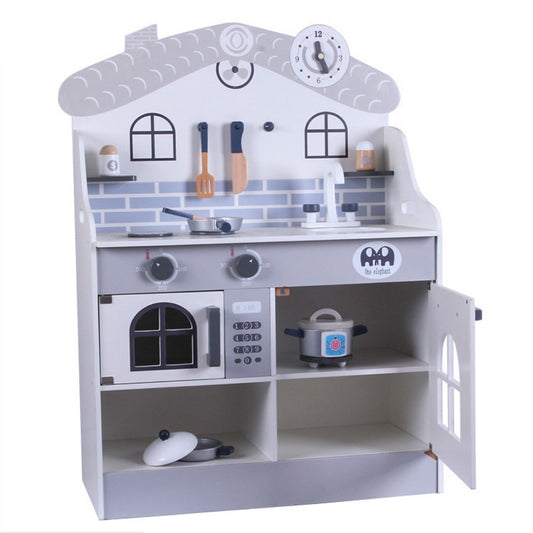 Cool Gift, Japanese Wooden Kitchen C For Kids, Included Accessories