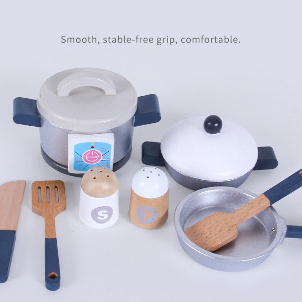 Cool Gift, Japanese Wooden Kitchen C For Kids, Included Accessories