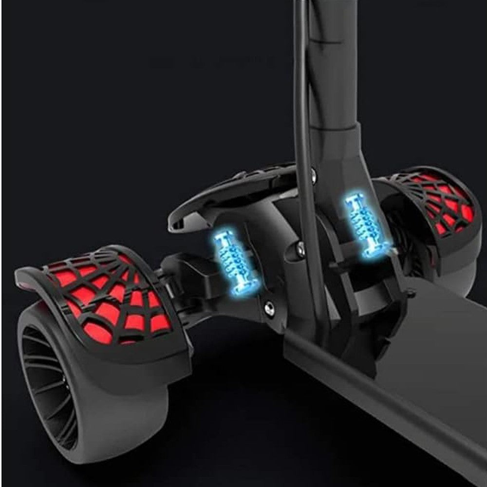 Cool Gift,  Kids & Teens Folding Kick Scooter, 4 Flash Wheels With Tri-Level Handle, Available in Different Colors
