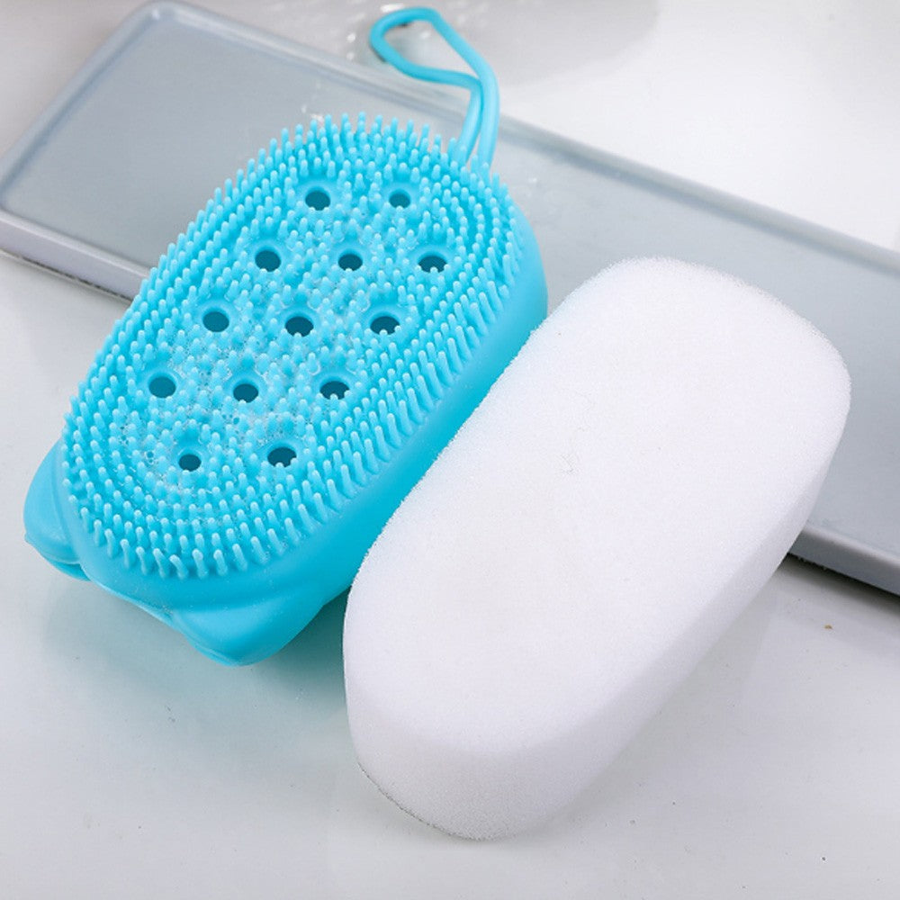 Cool Gift, Soft Silicone Shower Brush, Available in Different Colors