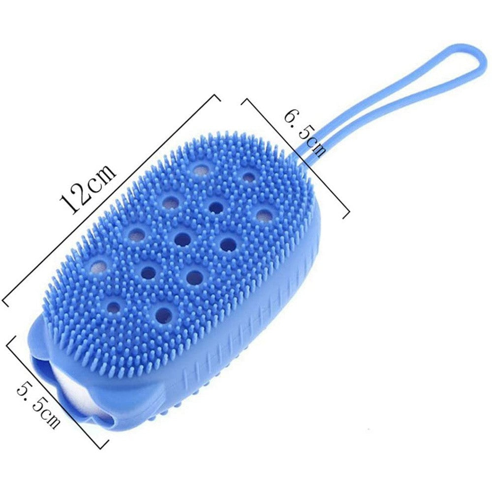 Cool Gift, Soft Silicone Shower Brush, Available in Different Colors