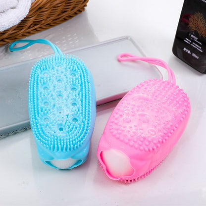 Cool Gift, Soft Silicone Shower Brush, Available in Different Colors
