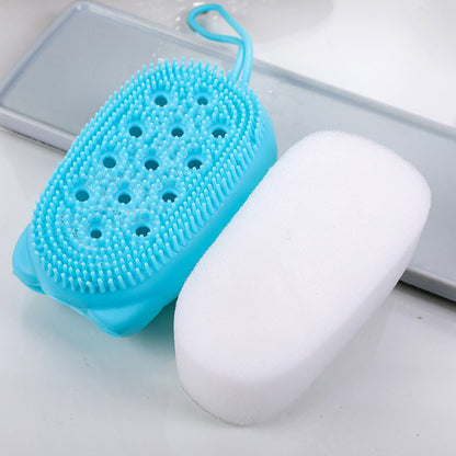 Cool Gift, Soft Silicone Shower Brush, Available in Different Colors