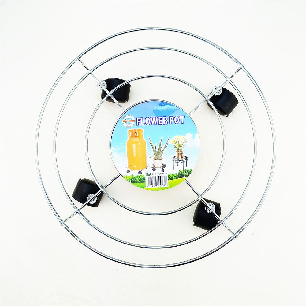 Cool Gift, Stainless Steel Gas Cylinder Trolley With Wheel, Available in Different Colors