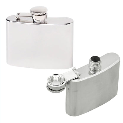 Cool Gift, Stainless Steel Hip Flask 5 Oz, Available in Different Sizes