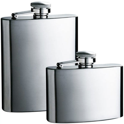 Cool Gift, Stainless Steel Hip Flask 5 Oz, Available in Different Sizes