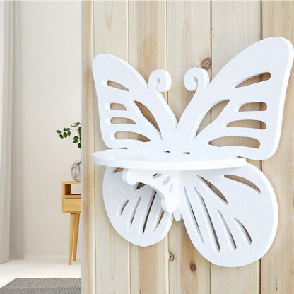 Cool Gift, Wood Butterfly Wall Shelf