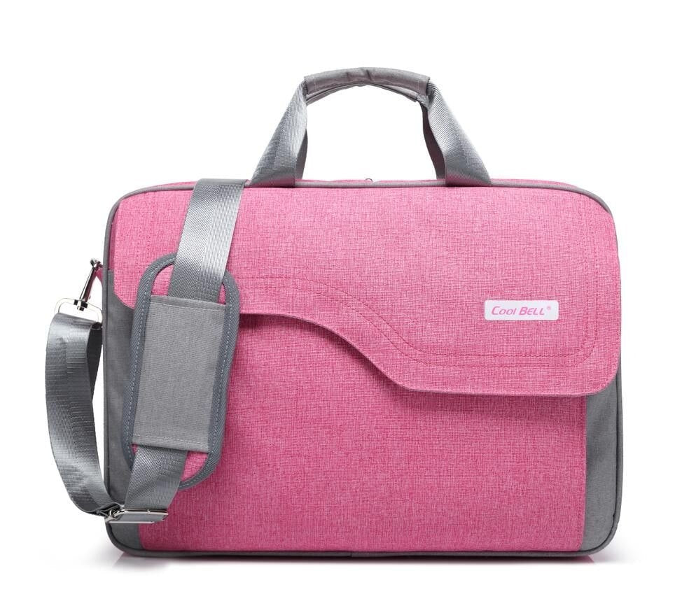 Coolbell, Laptop Shoulder Bag, Laptop Or Tablet, Sleek, Durable And Water-Repellent Fabric, Lightweight Toploader, Business Casual Or School, Available in Different Colors