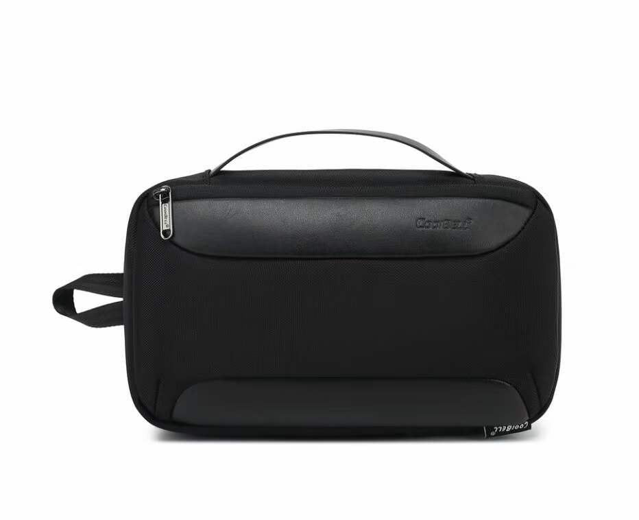 Coolbell, Sling Bag, Chest Bag, Water Resistant, College Student Book Bag Black With Usb Charging Port, Black