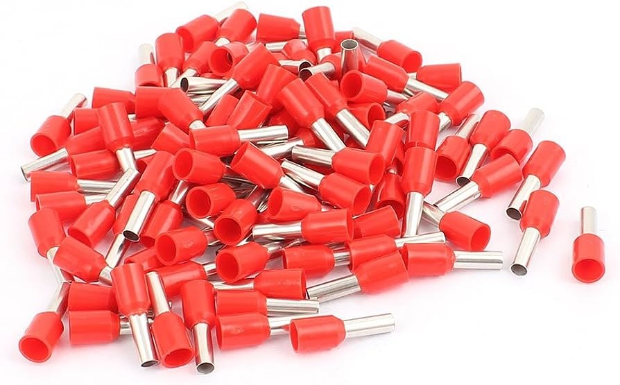 Cord End, Terminal Red 4Mm