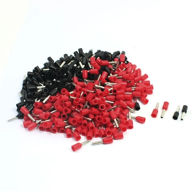 Cord End, Terminal Red And Black 4Mm