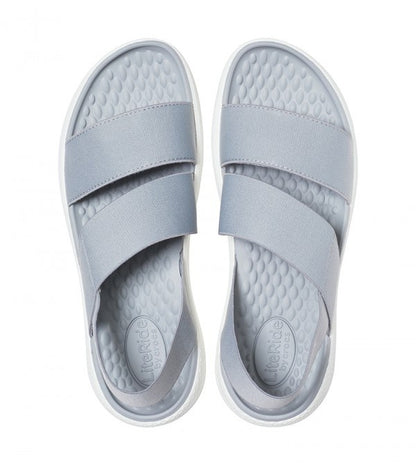 Crocs, Literide Stretch Sandal, Grey, Available in Different Sizes