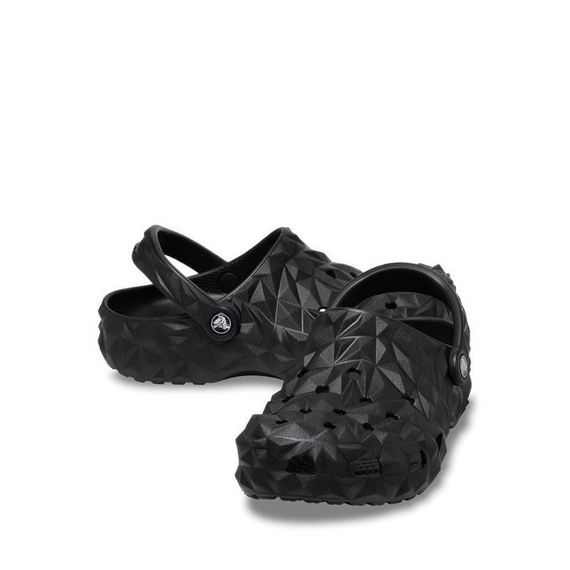 Crocs, Classic Geometric Clog Unisex - Black, Available in Different Sizes