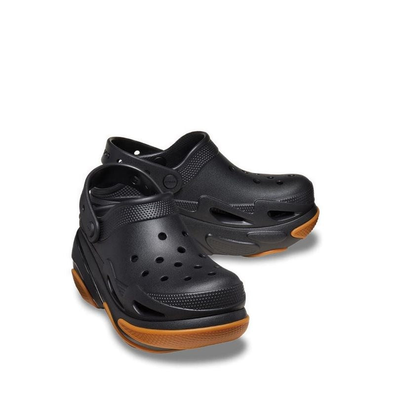 Crocs, Bubble Crush Unisex Clog - Black/Gum, Available in Different Sizes