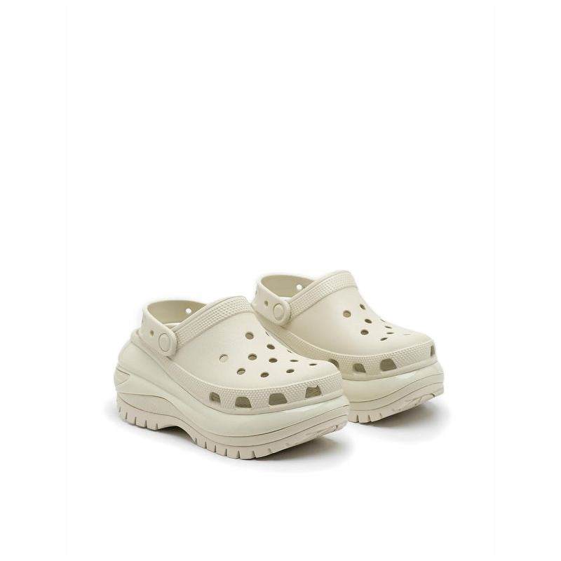 Crocs, Classic Mega Crush Unisex Clog - Bone, Available in Different Sizes
