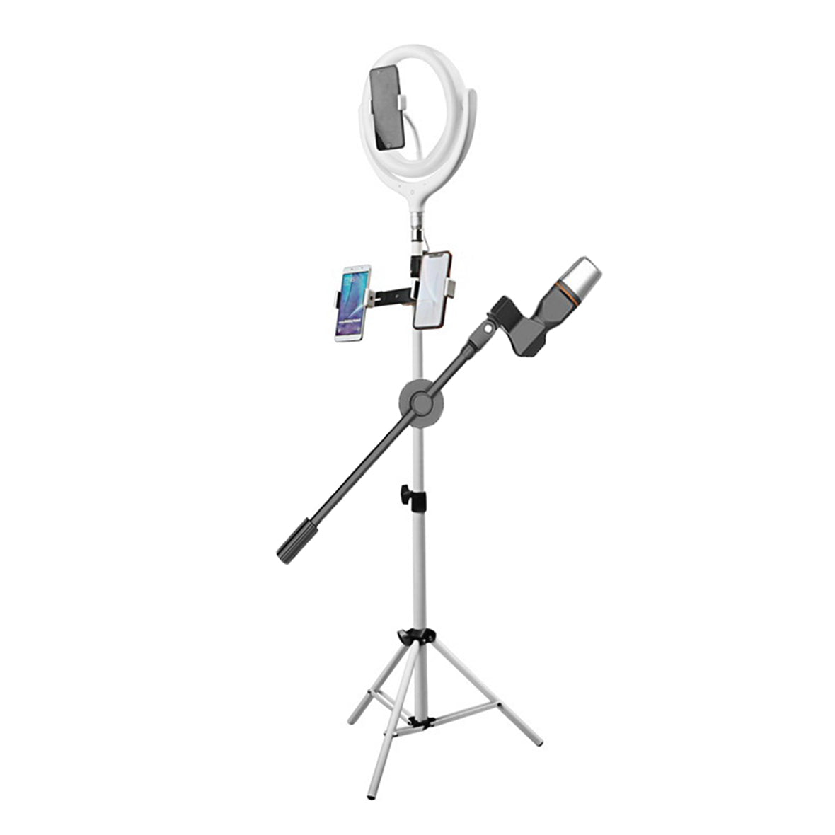 Conqueror, Ring Light 12'' with Tripod for Mobile Cell Phone - F539B