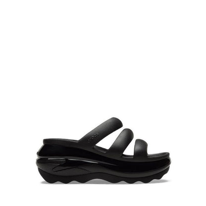 Crocs, Mega Crush Triple Strap Unisex Sandal - Black, Available in Different Sizes