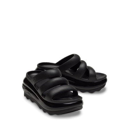 Crocs, Mega Crush Triple Strap Unisex Sandal - Black, Available in Different Sizes