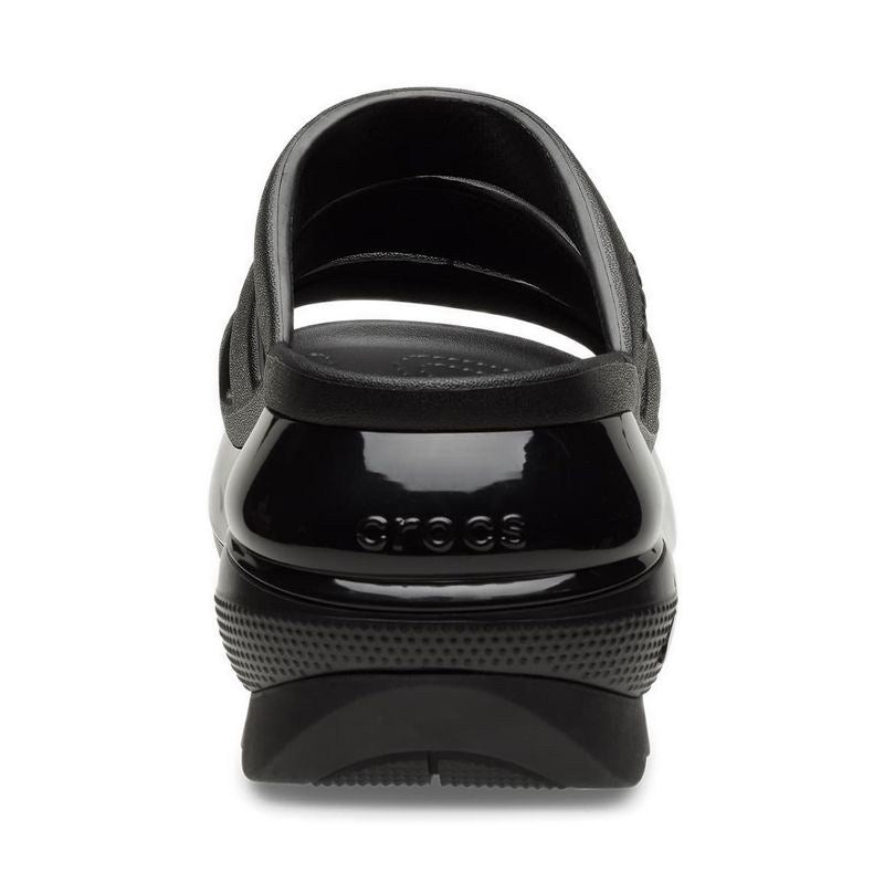 Crocs, Mega Crush Triple Strap Unisex Sandal - Black, Available in Different Sizes