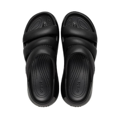 Crocs, Mega Crush Triple Strap Unisex Sandal - Black, Available in Different Sizes