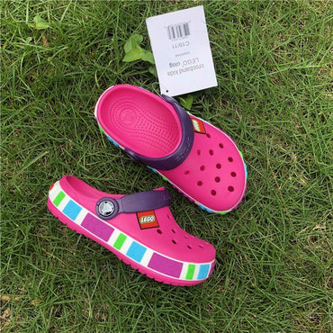 Crocs, Kids Crocband Lego Clog Pink, Available in Different Sizes