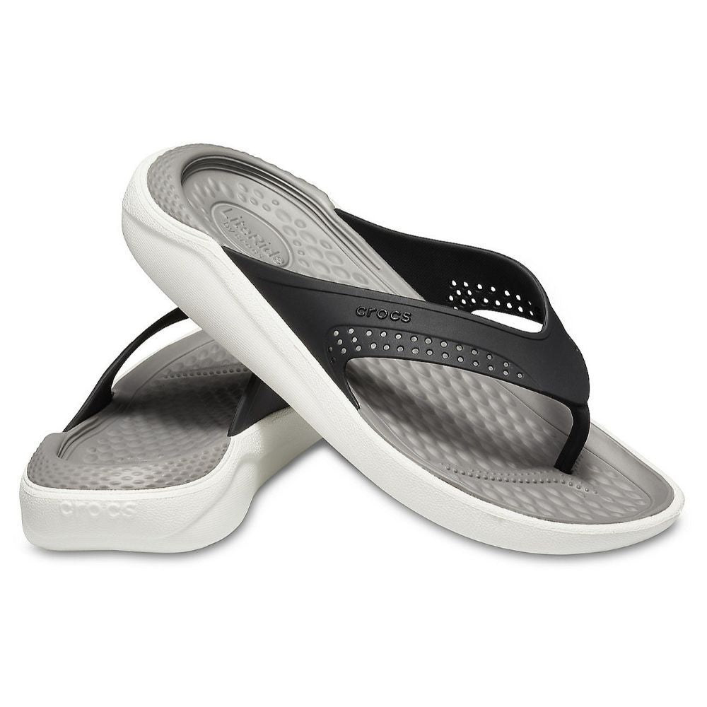 Crocs, Literide Flipflop Black, Available in Different Sizes