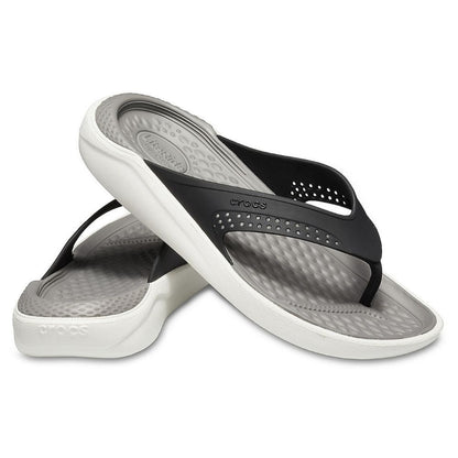 Crocs, Literide Flipflop Black, Available in Different Sizes