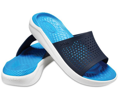 Crocs, Literide Slide Navy, Available in Different Sizes