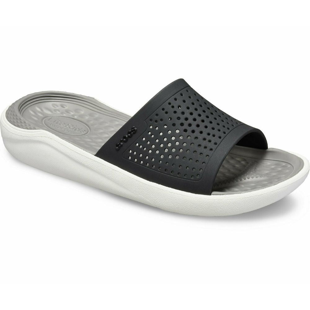 Crocs, Literide Slide Black, Available in Different Sizes