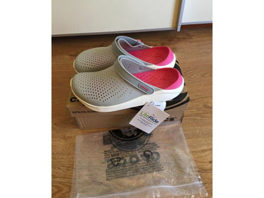 Crocs, Literide Adult Women Grey/Pink, Available in Different Sizes