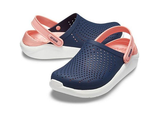 Crocs, Literide Adult Women Navy Melon, Available in Different Sizes