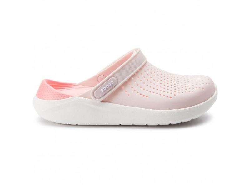 Crocs, Literide Kids Salmon White, Available in Different Sizes