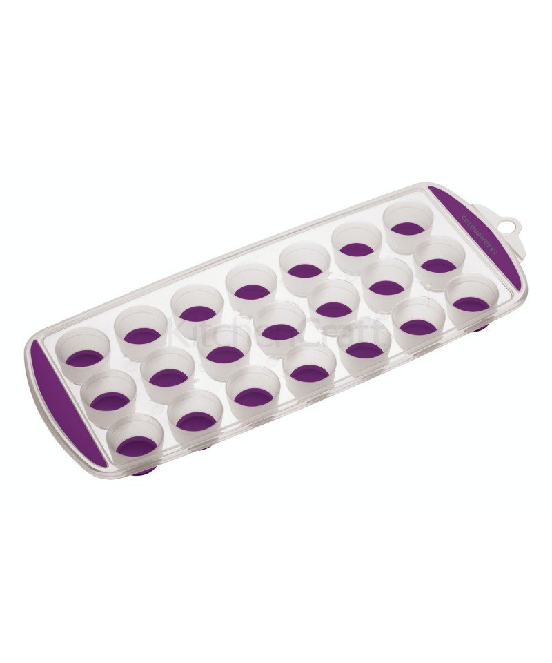 Kitchen Craft, Colourworks Purple Pop Out Flexible Ice Cube Tray