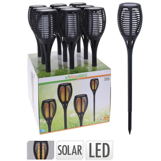 Garden Led Solar Torch With Light Flame 78 Cm
