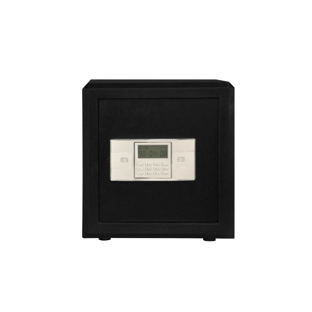 3D Safe, Digital Lock System + Master Keylock, 60min Fireproof, Reinforced Exterior Hinges, Adjustable Shelf -Drawer [Grey], 3D400G