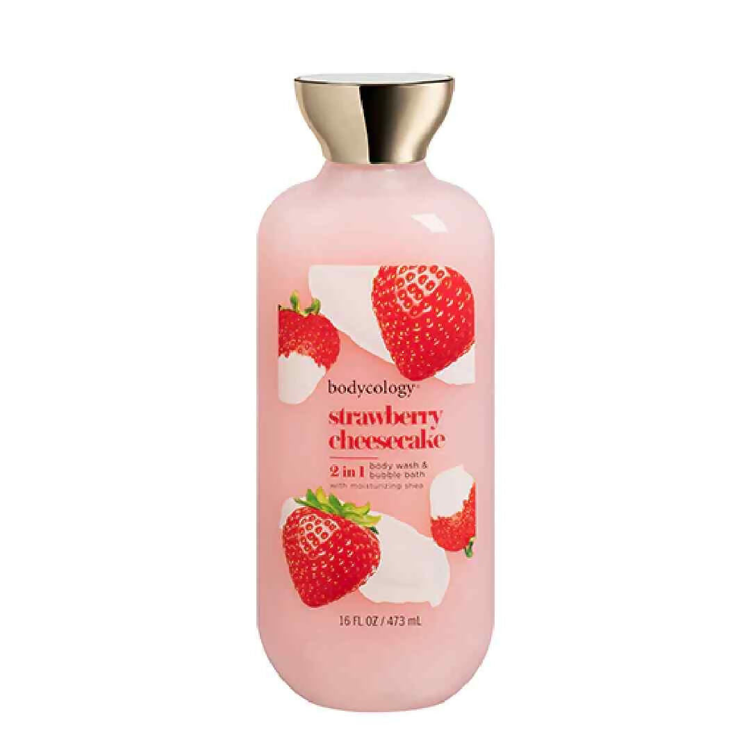 Bodycology Body Wash Strawberry Cheesecake 16Oz