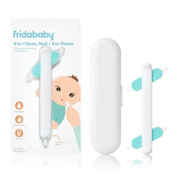 Frida Baby, 3-in-1 Nose, Nail + Ear Picker- ESSENTIAL BOOGER PICKER TOOL