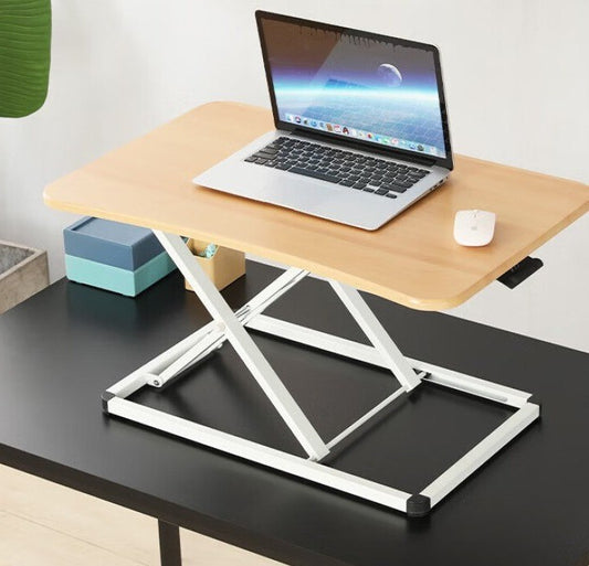 High-Quality Gas Spring Sit-Stand Desk Riser ? Adjustable Ergonomic Workstation With Compact & Durable Design