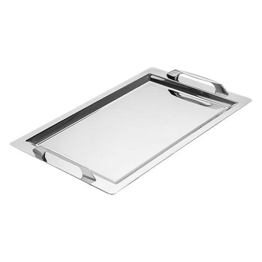 Dorsch, Luxe Silver Stainless Steel Serving Tray