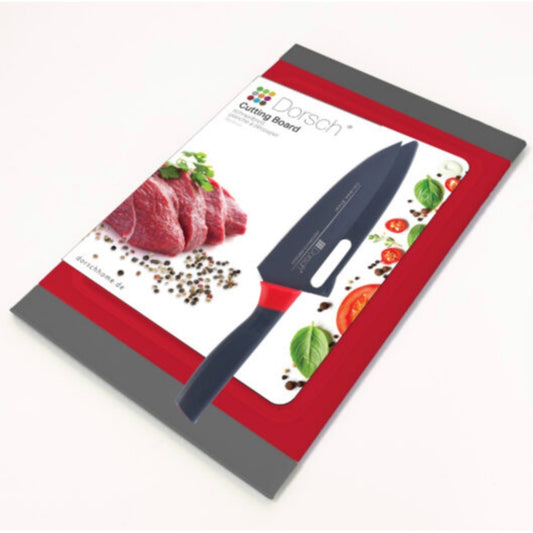 Dorsch, Anti Bacterial Cutting Board + Chef Knife