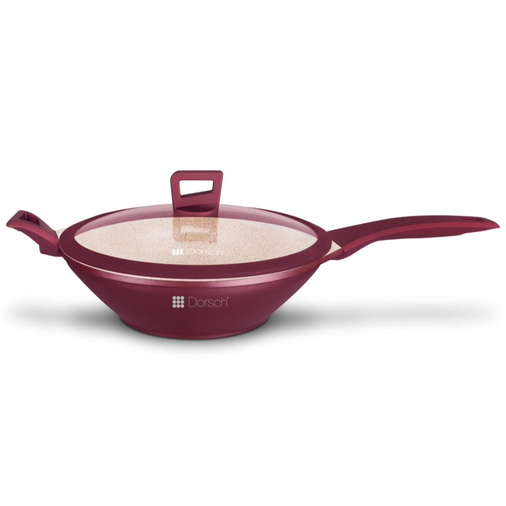 Dorsch, Wok Pan 32CM + Glass Lid