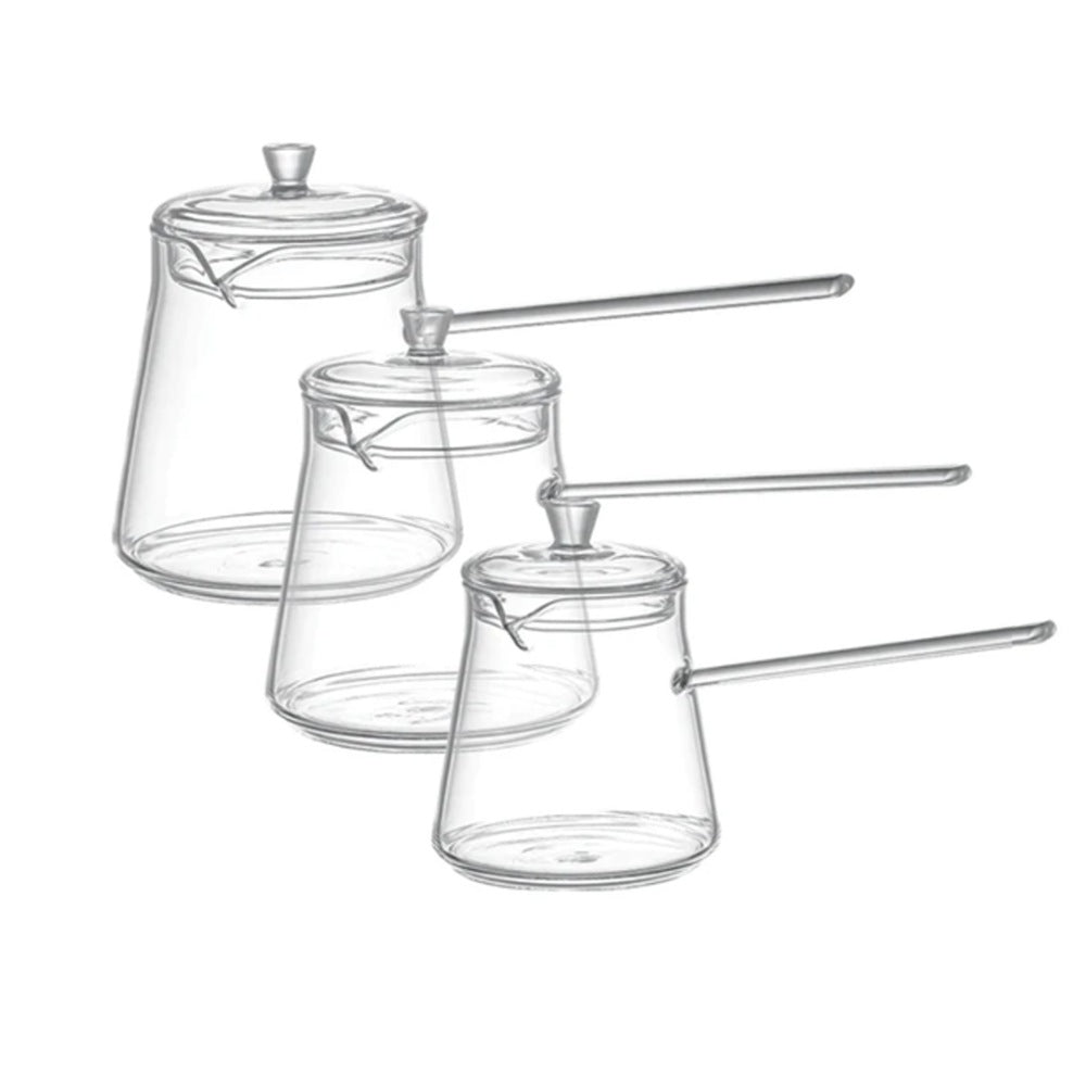 Dorsch, Set Of 3 Borosilicate Glass Coffee Pots